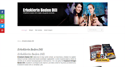 Desktop Screenshot of erkeklerinbedendili.com