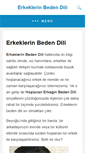 Mobile Screenshot of erkeklerinbedendili.com